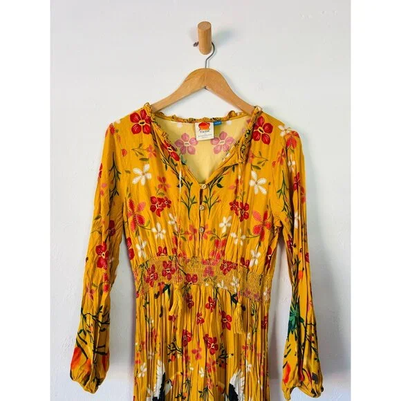 Farm Rio by Anthropologie Women's Sz XL Cristy Maxi Dress - Picture 3 of 14